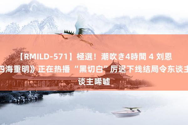 【RMILD-571】極選！潮吹き4時間 4 刘恩尚《四海重明》正在热播 “黑切白”厉迟下线结局令东谈主唏嘘