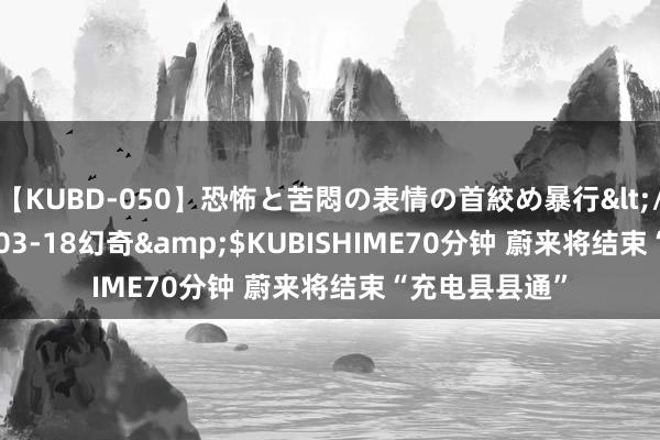 【KUBD-050】恐怖と苦悶の表情の首絞め暴行</a>2013-03-18幻奇&$KUBISHIME70分钟 蔚来将结束“充电县县通”