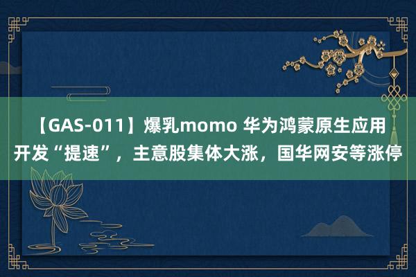 【GAS-011】爆乳momo 华为鸿蒙原生应用开发“提速”，主意股集体大涨，国华网安等涨停