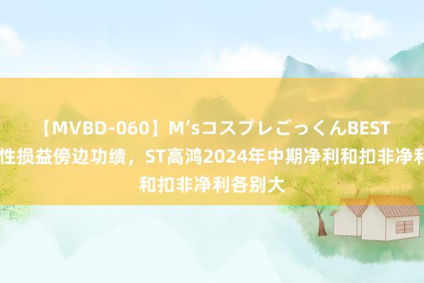 【MVBD-060】M’sコスプレごっくんBEST 非往往性损益傍边功绩，ST高鸿2024年中期净利和扣非净利各别大